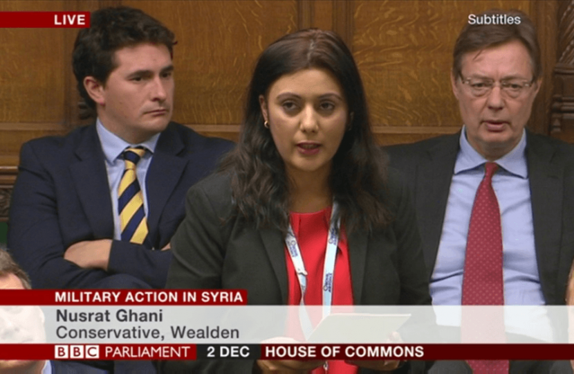 Nus debating military action in Syria in December 2015