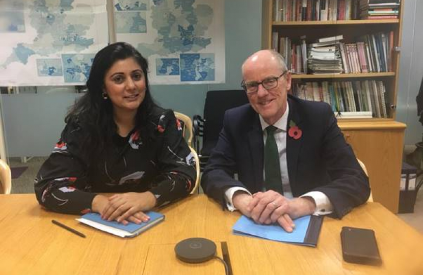 Nus Ghani meets Education Minister to discuss Fletching Consultation