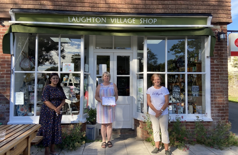 Allison Wright and the Laughton Village Shop
