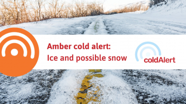Amber cold warning